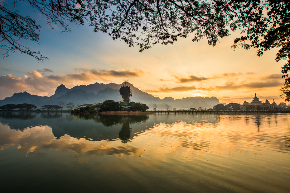  Pagoda Kyaut Latt Miejsca Nikon D7100 Sigma 10-20mm f/3.5 HSM 0 Myanmar odbicie niebo woda Natura świt wschód słońca ranek jezioro spokojna Chmura