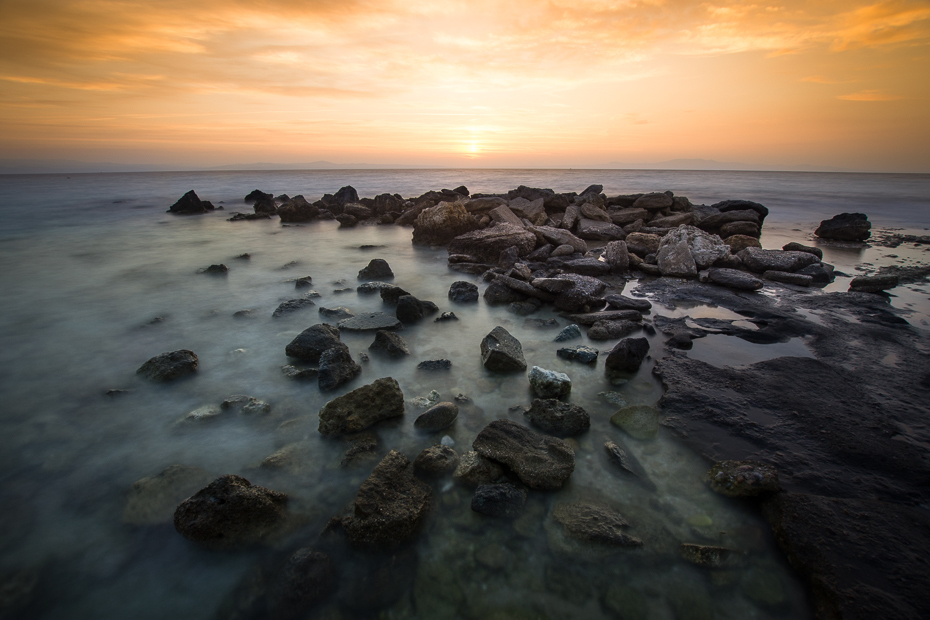  Wschód słońca 0 Grecja Nikon D7200 Sigma 10-20mm f/3.5 HSM morze Wybrzeże horyzont ocean niebo skała woda wschód słońca zachód słońca