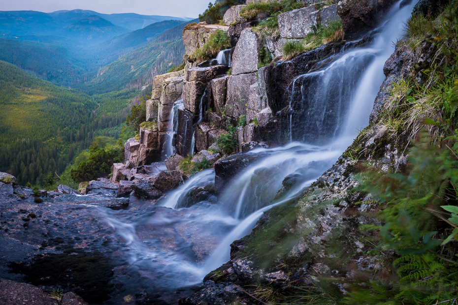  Pancavsky Wodospad Karkonosze Nikon D7200 AF-S Zoom-Nikkor 17-55mm f/2.8G IF-ED wodospad woda Natura zbiornik wodny rzeka rezerwat przyrody pustynia wegetacja strumień Góra