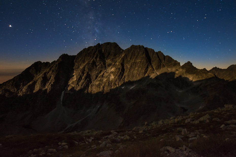  Gerlach Tatry Nikon D7200 Sigma 10-20mm f/3.5 HSM niebo atmosfera Góra pustynia noc gwiazda skała zjawisko geologiczne pasmo górskie obiekt astronomiczny