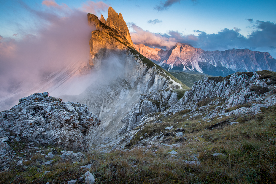  Seceda 0 Dolomity Nikon D7200 Sigma 10-20mm f/3.5 HSM niebo Góra górzyste formy terenu pustynia pasmo górskie Chmura średniogórze zamontuj scenerię Park Narodowy ranek