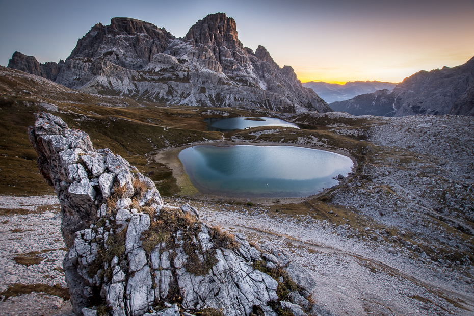  Tre Cime Lavaredo 0 Dolomity Nikon D7200 Sigma 10-20mm f/3.5 HSM górzyste formy terenu odbicie pustynia Góra zimowy śnieg pasmo górskie niebo skała woda