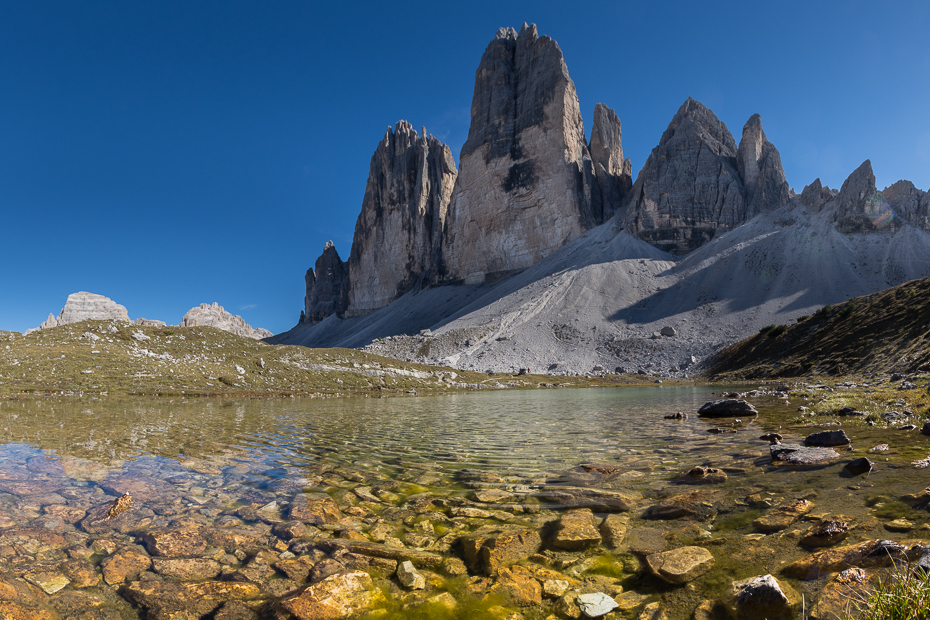  Tre Cime Lavaredo 0 Dolomity Nikon D7200 Sigma 10-20mm f/3.5 HSM górzyste formy terenu Góra Natura pustynia skała odbicie zamontuj scenerię niebo pasmo górskie Park Narodowy