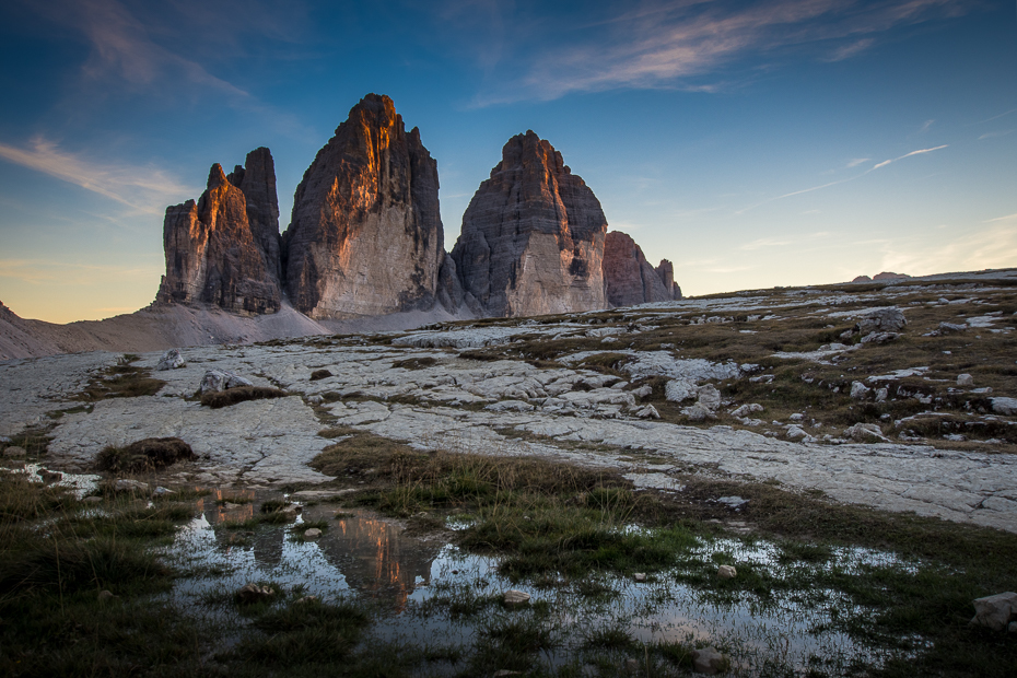  Tre Cime Lavaredo 0 Dolomity Nikon D7200 Sigma 10-20mm f/3.5 HSM Badlands pustynia niebo górzyste formy terenu Góra skała Park Narodowy tworzenie Chmura ranek