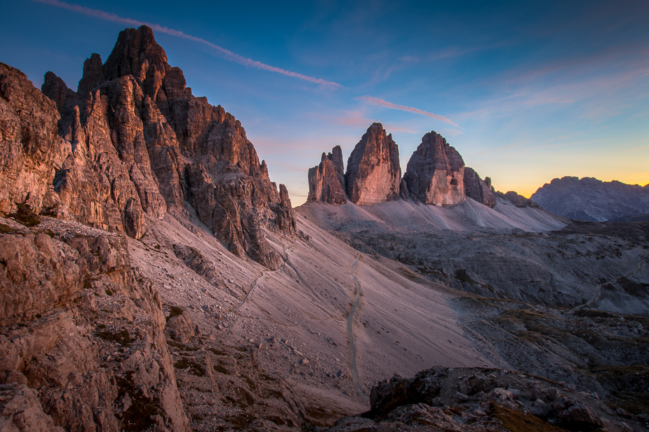  Tre Cime Lavaredo 0 Dolomity Nikon D7200 Sigma 10-20mm f/3.5 HSM Badlands górzyste formy terenu niebo Góra pustynia pasmo górskie skała Park Narodowy Alpy tworzenie