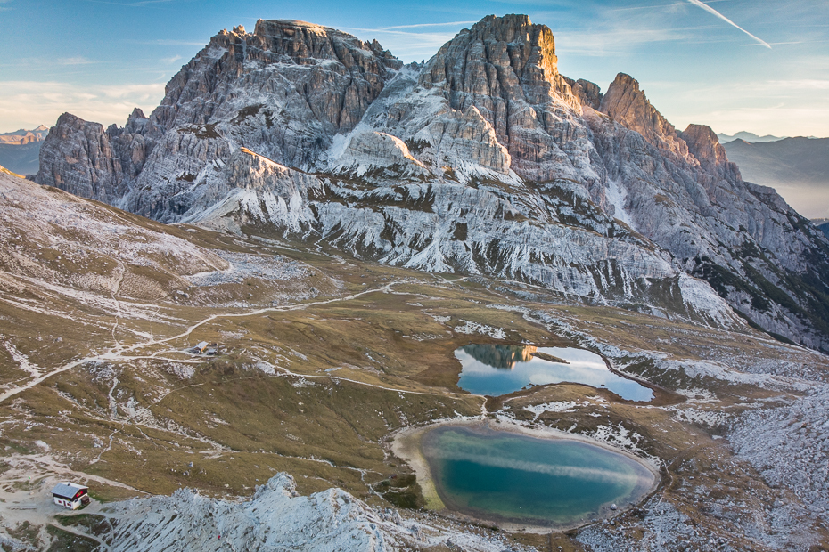  Tre Cime Lavaredo 0 Dolomity Mavic Air górzyste formy terenu Góra pasmo górskie pustynia grzbiet niebo masyw górski Alpy zimowy grań