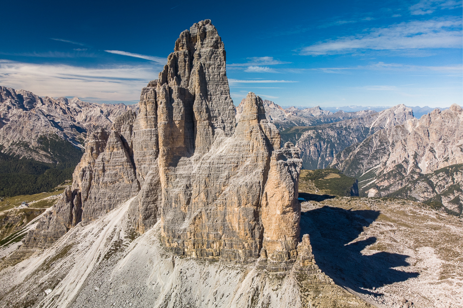  Tre Cime Lavaredo 0 Dolomity Mavic Air górzyste formy terenu Badlands niebo Góra skała pustynia pasmo górskie Park Narodowy Chmura grzbiet