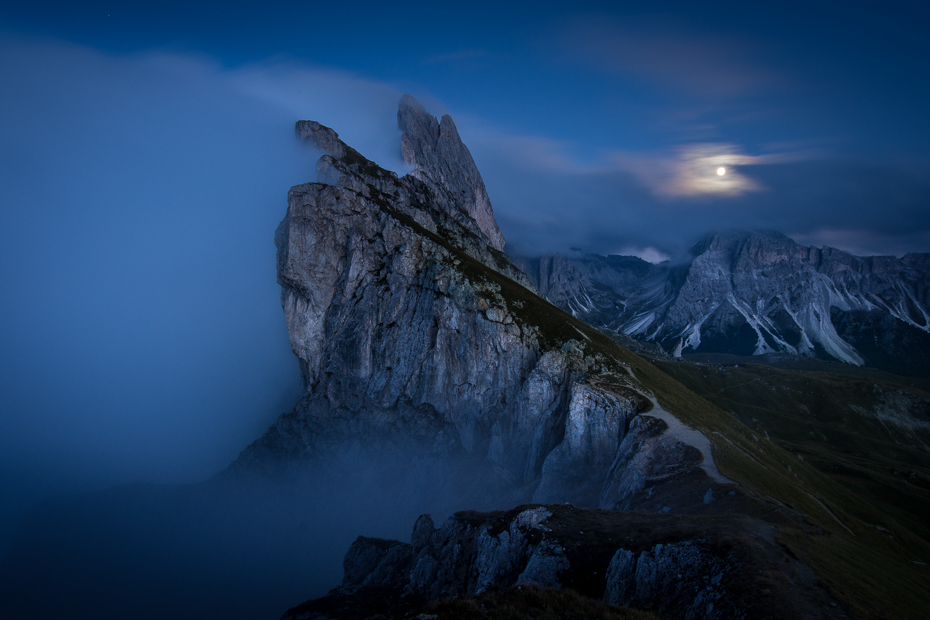  Seceda 0 Dolomity Nikon D7200 Sigma 10-20mm f/3.5 HSM górzyste formy terenu Góra niebo atmosfera pasmo górskie skała ranek zamrażanie teren Chmura