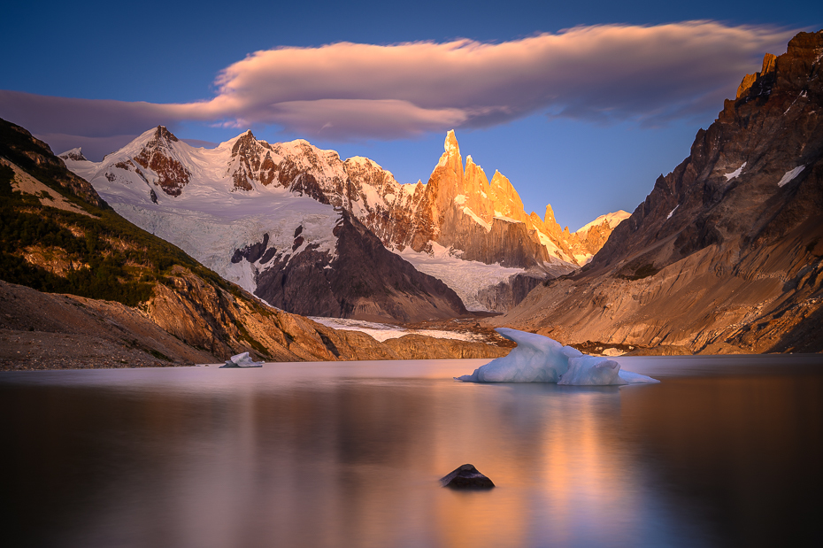  Cerro Torre Argentyna Nikon Nikkor 24-70mm f/4 0 Patagonia górzyste formy terenu Góra Naturalny krajobraz Natura niebo odbicie pasmo górskie pustynia Tarn jezioro