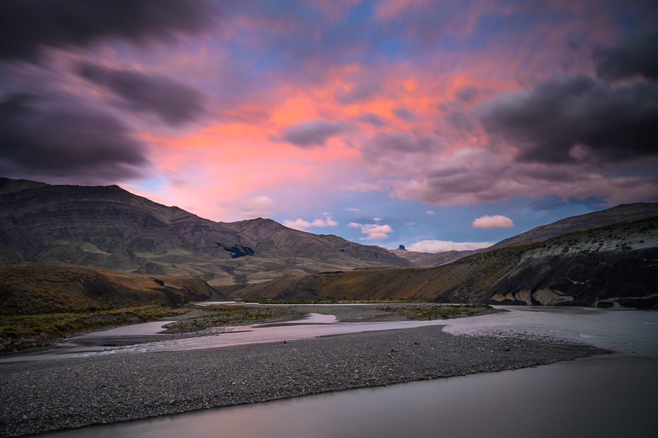  Rio los Vueltas Argentyna Nikon Nikkor 24-70mm f/4 0 Patagonia średniogórze niebo Natura Chmura Naturalny krajobraz górzyste formy terenu Góra jezioro Pojezierze