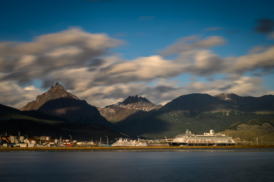  Ushuaia Argentyna Nikon Nikkor 24-70mm f/4 0 Patagonia niebo Chmura Góra niebieski pasmo górskie woda górzyste formy terenu morze dźwięk wzgórze