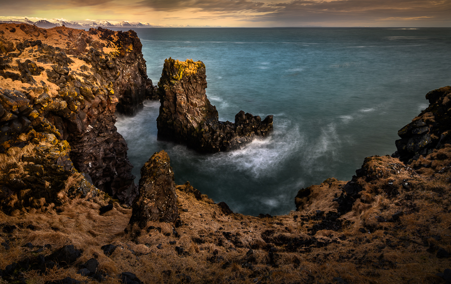  Klify 0 Islandia Nikon Nikkor 24-70mm f/4 zbiornik wodny morze skała Natura woda Wybrzeże Klif cypel tworzenie ocean