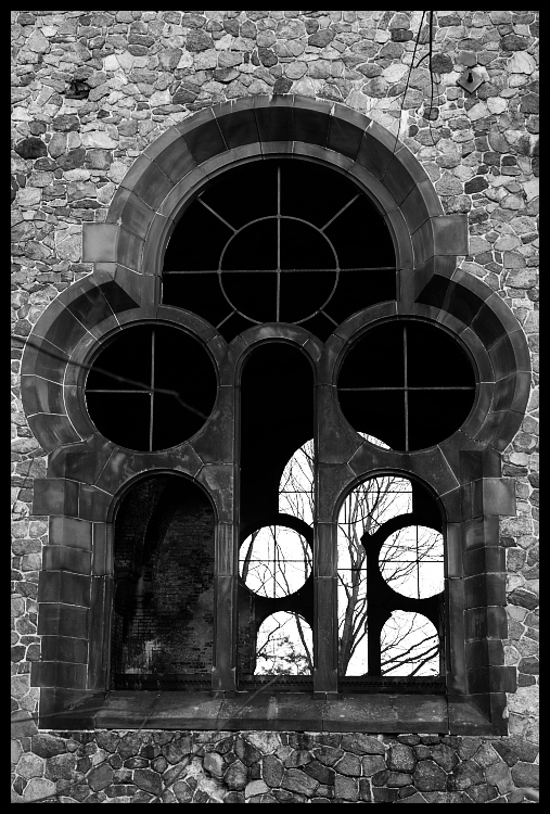  Kościół ewangelicki Architektura Nikon D200 AF-S Zoom-Nikkor 18-70mm f/3.5-4.5G IF-ED łuk czarny i biały fotografia monochromatyczna architektura żelazo okno monochromia historia budynek gotycka architektura