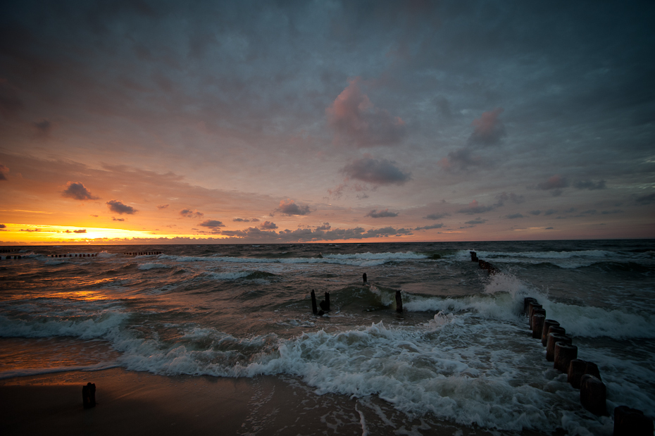  Niechorze Krajobraz Nikon D700 Sigma 15-30mm f/3.5-4.5 Aspherical morze niebo horyzont zbiornik wodny ocean zachód słońca Wybrzeże fala wschód słońca Chmura