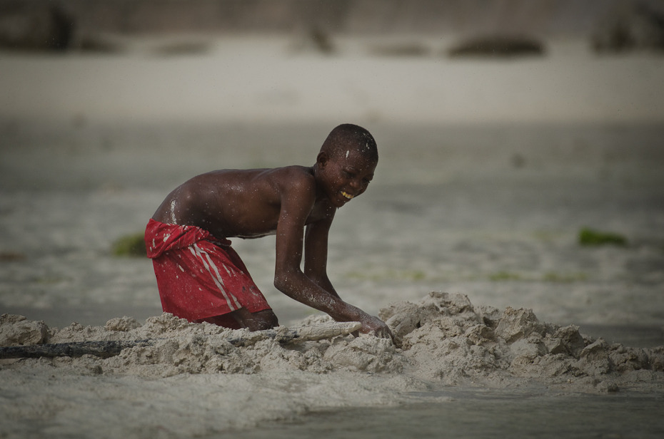  Kopanie dołu Ludzie Nikon D7000 AF-S Zoom-Nikkor 70-200mm f/2.8G IF-ED Zanzibar 0 woda piasek fala zabawa plaża wakacje materiał błoto morze ocean