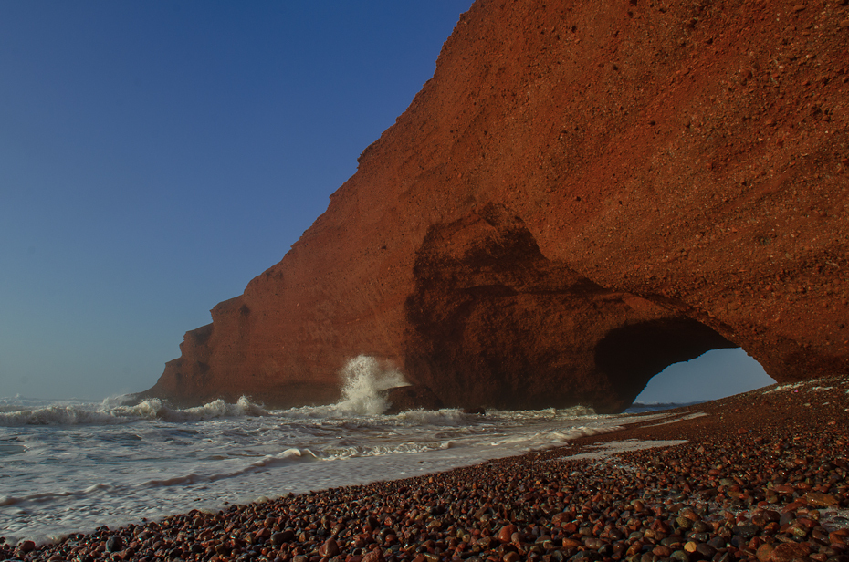  Łuk skalny Plaża Legzira Nikon D7000 AF-S Zoom-Nikkor 17-55mm f/2.8G IF-ED Maroko 0 morze Klif skała Wybrzeże formy przybrzeżne i oceaniczne niebo cypel tworzenie