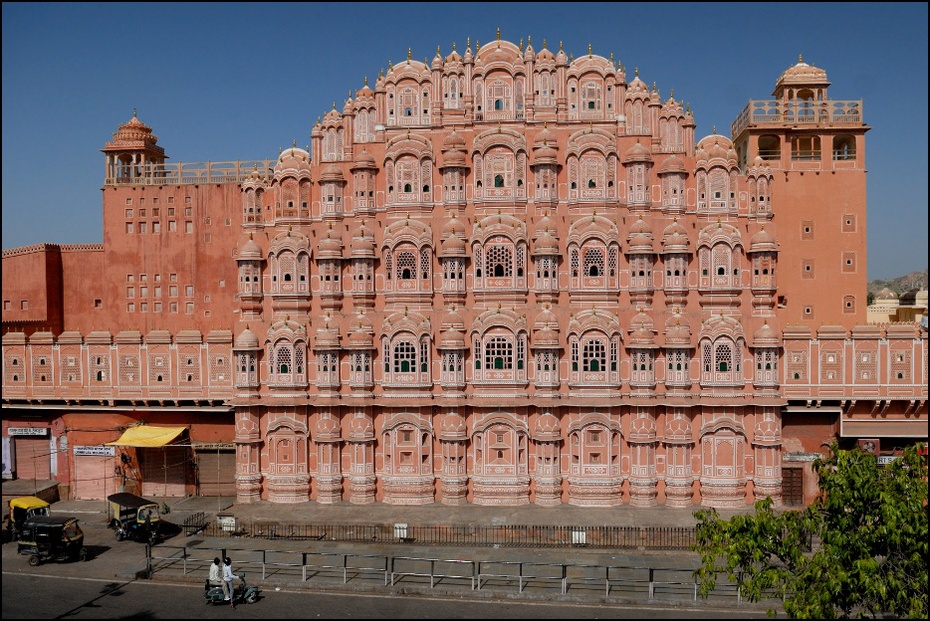  Hawa Mahal Architektura Nikon D200 AF-S Zoom-Nikkor 17-55mm f/2.8G IF-ED Indie 0 punkt orientacyjny historyczna Strona niebo pałac budynek obszar miejski fortyfikacja Miasto Ściana atrakcja turystyczna