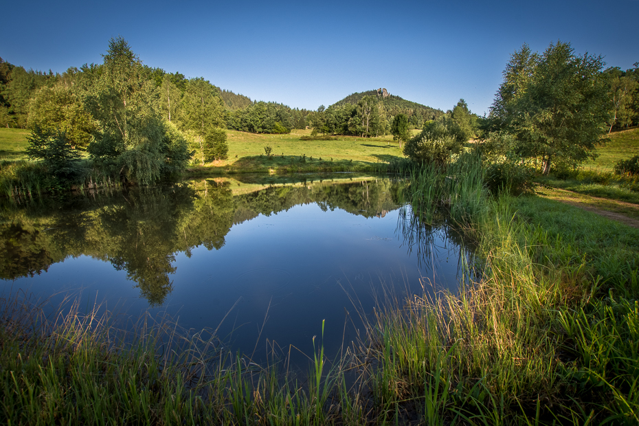  Sokolik 0 Nikon D7200 Sigma 10-20mm f/3.5 HSM odbicie Natura woda pustynia rezerwat przyrody niebo wegetacja łąka Tarn staw