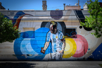 Messi Mural